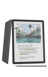 Amazon Kindle Scribe Colorsoft 11-inch display with front light for easy reading and writing.