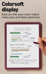 Amazon Kindle Scribe Premium Pen writes smoothly without charging for natural handwriting