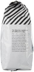 Amazon Fresh Colombia ground coffee bag label highlights quality and freshness for your kitchen.