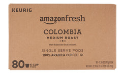 AmazonFresh Colombia K-Cups on display for organized pantry storage