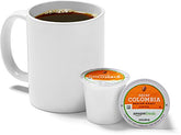 AmazonFresh decaf Colombia K-Cups pod with citrus aroma for a smooth morning cup