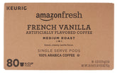 Amazon Fresh French Vanilla pods offering an easy single-serve brew.