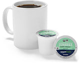 AmazonFresh Sumatra K-Cups front view; compatible with Keurig brewers.