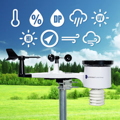 Ambient Weather WS-2000 temperature and humidity readings support daily comfort decisions.