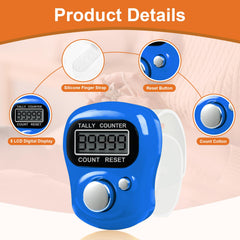 Amble 5-digit LCD display enables quick tallies up to 99,999.