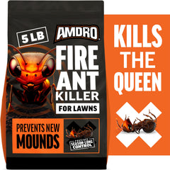 Amdro Fire Ant Killer two-way formula illustrates dual-action control.