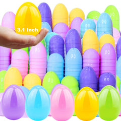 AMENON 100 pastel fillable Easter eggs ready for stuffing and gifting