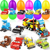AMENON 12-pack Easter eggs filled with surprises for colorful egg hunts.