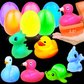 AMENON Easter egg filler swan glows in water for engaging bath time