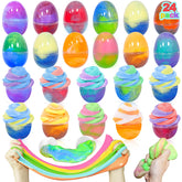 AMENON Easter eggs butter slime collection for egg hunts and sensory play