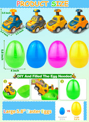 AMENON jumbo Easter egg orange fire-engine car boosts color recognition.