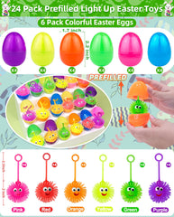 AMENON light-up puffer balls glow during play for engaging Easter fun