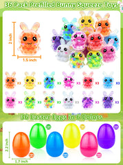 AMENON 2-inch squishy bunny toys for sensory play