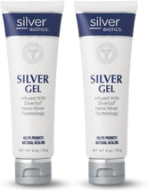 American Biotech Labs Silver Biotics first-aid gel bottle pour for quick skin soothing
