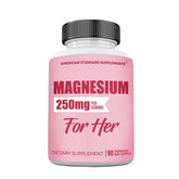 American Standard Supplements magnesium glycinate bottle with capsules for daily supplementation.