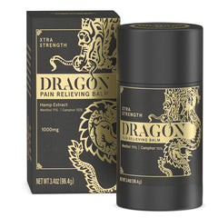 Americanna Wellness Dragon Balm Roll-Up EXTRA Black texture close-up shows smooth, non-greasy finish