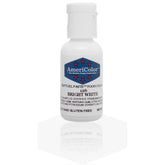 AmeriColor Bright White Soft Gel Paste bottle for vibrant royal icing.
