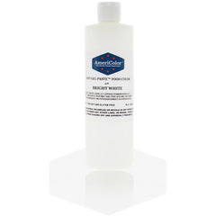 AmeriColor Bright White Soft Gel Paste bottle with flip-top cap for precise color