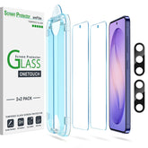 amFilm Auto-Alignment OneTouch screen protector for Galaxy S26 Ultra enables quick, precise installation.