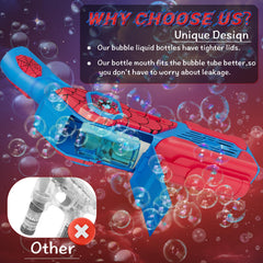 Amiabling Bubble Gun ergonomic grip fits small hands for comfy play