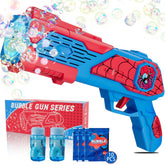 Amiabling Bubble Gun for Kids with 12-nozzles delivering high-volume bubbles for outdoor fun