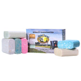 Amish Farms Bentonite clay bar soap in a 6-bar box for gentle cleansing.