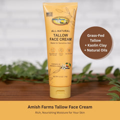 Kaolin clay texture refinement in Amish Farms moisturizer for smoother skin