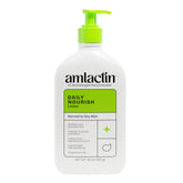 AmLactin Daily Nourish bottle pump for easy, mess-free moisturization.