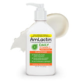 AmLactin Daily Vitamin C Lotion bottle for daily hydration and gentle exfoliation.