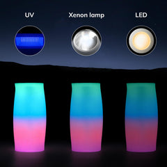 AMOLEN glow filament glows brighter after UV exposure for nighttime displays.