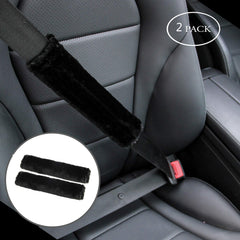 Amooca seatbelt cover closeup shows durable Velcro closure for easy installation.