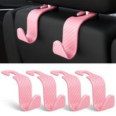 Amooca headrest hook with universal fit keeps purses off seats