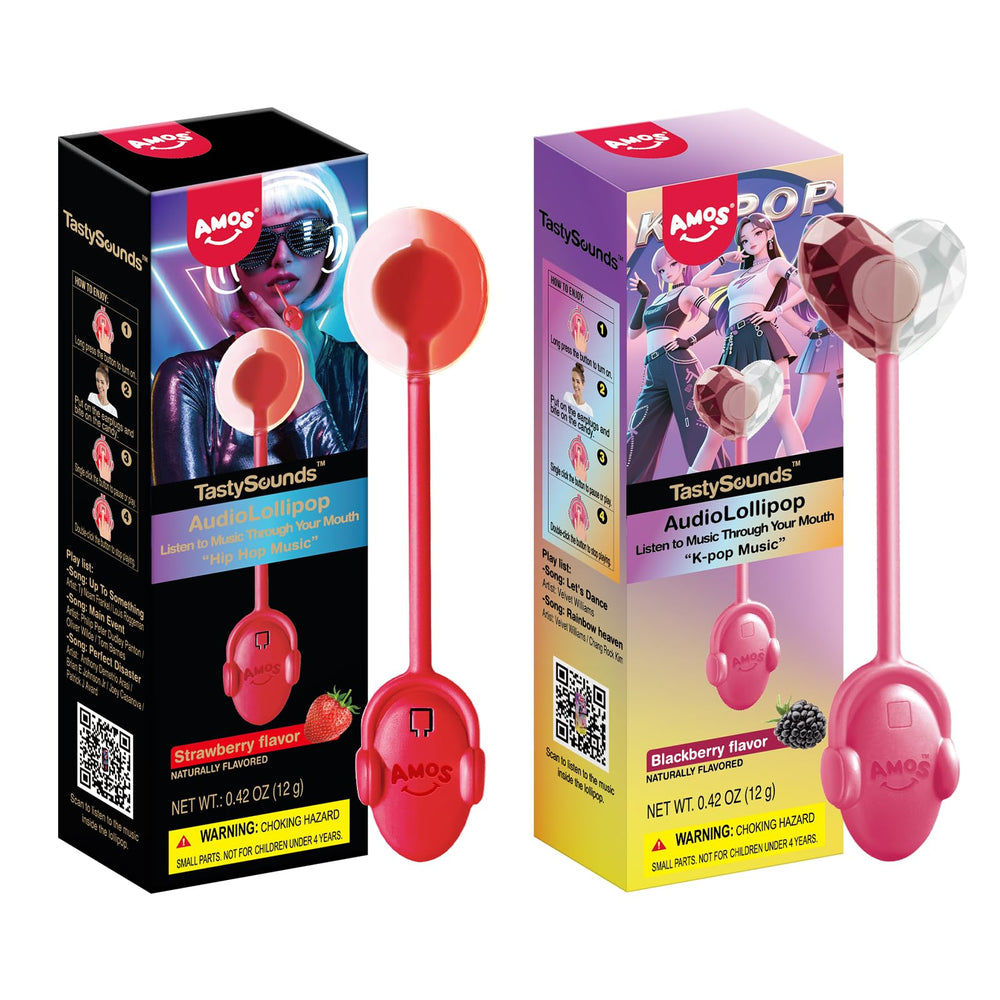 Amos Music Lollipop Singing showcases an interactive candy experience for all ages.