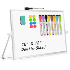 AMUSIGHT double-sided dry erase board for versatile brainstorming sessions.