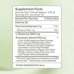 Amy Myers MD Leaky Gut Revive powder dissolving in water for easy daily gut support.