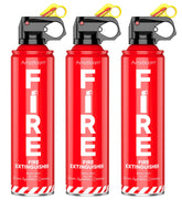 AmzBoom kitchen-mounting-bracket fire extinguisher ready for quick access.