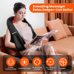 AMZPONY ergonomic U-shape pillow supporting neck and shoulders