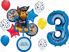 Anagram Chase 31-inch foil balloon for a chase-themed birthday centerpiece.