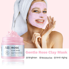 ANAI RUI avocado green tea mud mask jar provides soothing, pore-clearing cleanse.