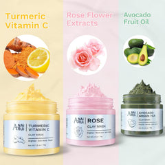 ANAI RUI turmeric vitamin C clay mask jar highlighting brightening and even tone.