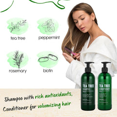 AnatoliaDaphne Tea Tree Conditioner bottle front for smooth detangling