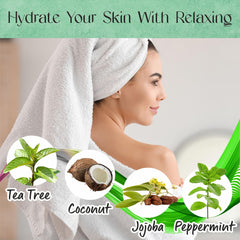AnatoliaDaphne Tea Tree Mint bottle with pump for convenient dispensing.