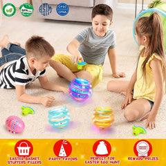 Ancesfun six colorful eggs set for Easter party fun.
