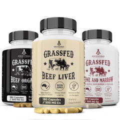 Ancestral Supplements Beef Organs Stack Starter Pack label showcases a trusted, nutrient-dense option.