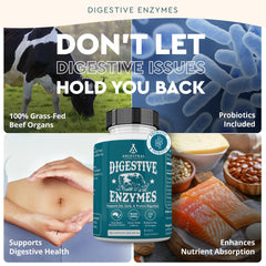 Ancestral Supplements grass-fed organs bottle highlights nutrient-dense kidney and liver.
