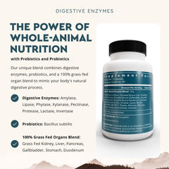 Ancestral Supplements probiotic bottle promoting gut health with Bacillus subtilis.