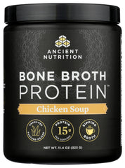 Ancient Nutrition beef and chicken bone broth ingredients emphasize collagen.