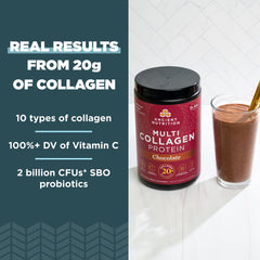 Ancient Nutrition collagen powder dissolving in coffee for a smooth morning boost