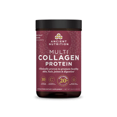 Ancient Nutrition hydrolyzed collagen peptides unflavored packets ready to mix for daily skin and gut support