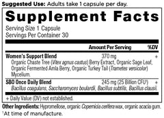 Ancient Nutrition Probiotics for Women daily capsule for digestion support